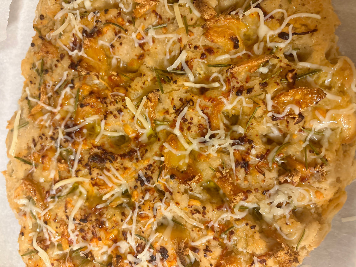 Gluten Free Caramelized Onion Pizza