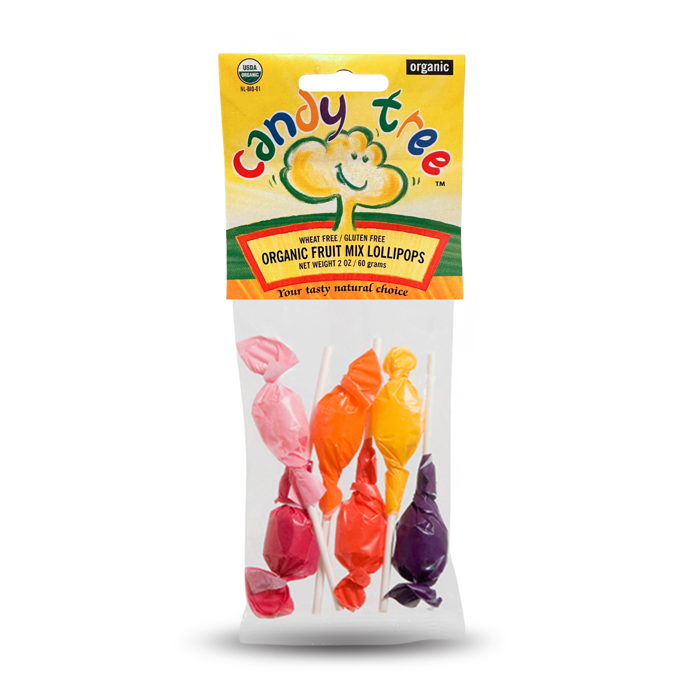 Organic Fruit Mix Lollipops
