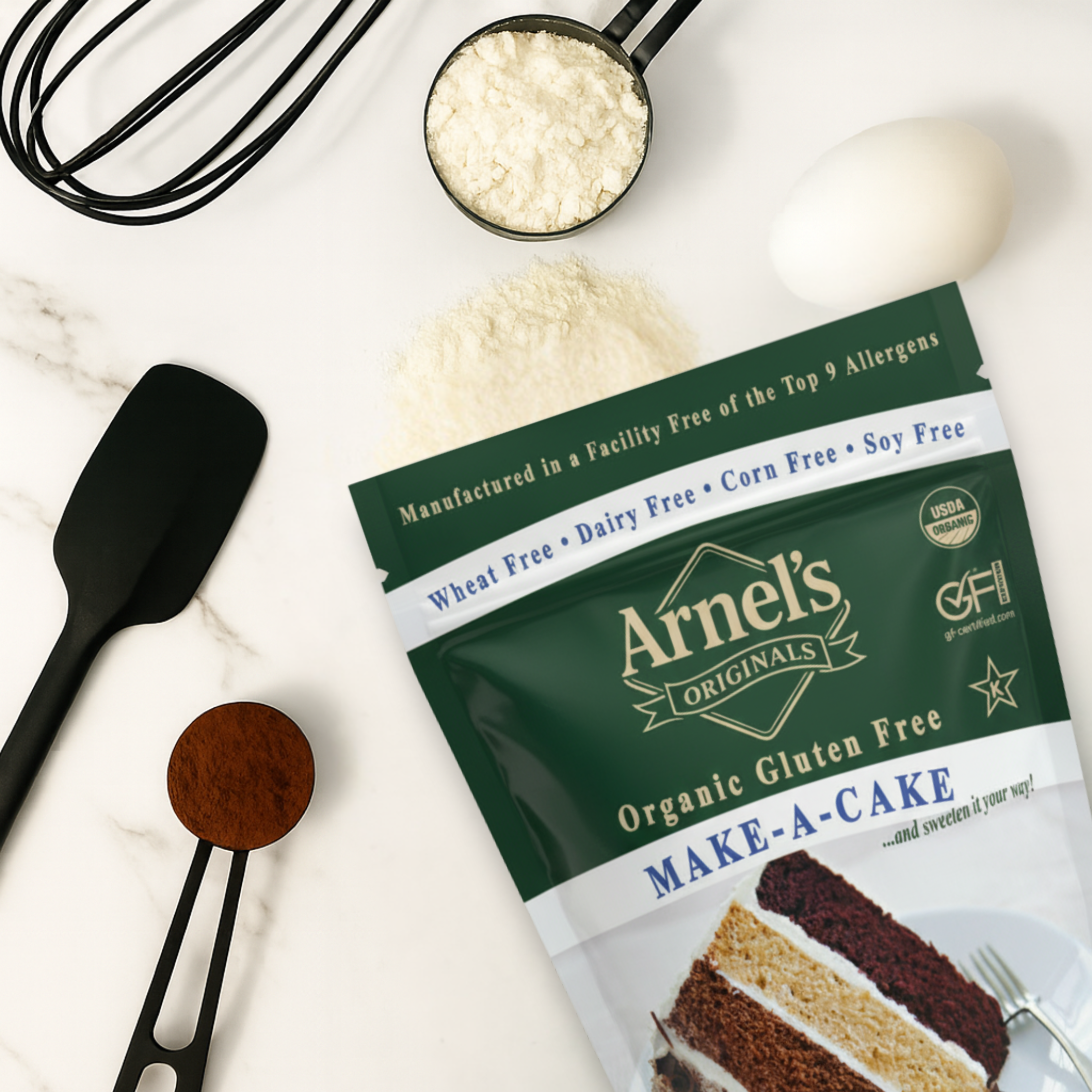Organic Gluten Free Make-A-Cake Flour