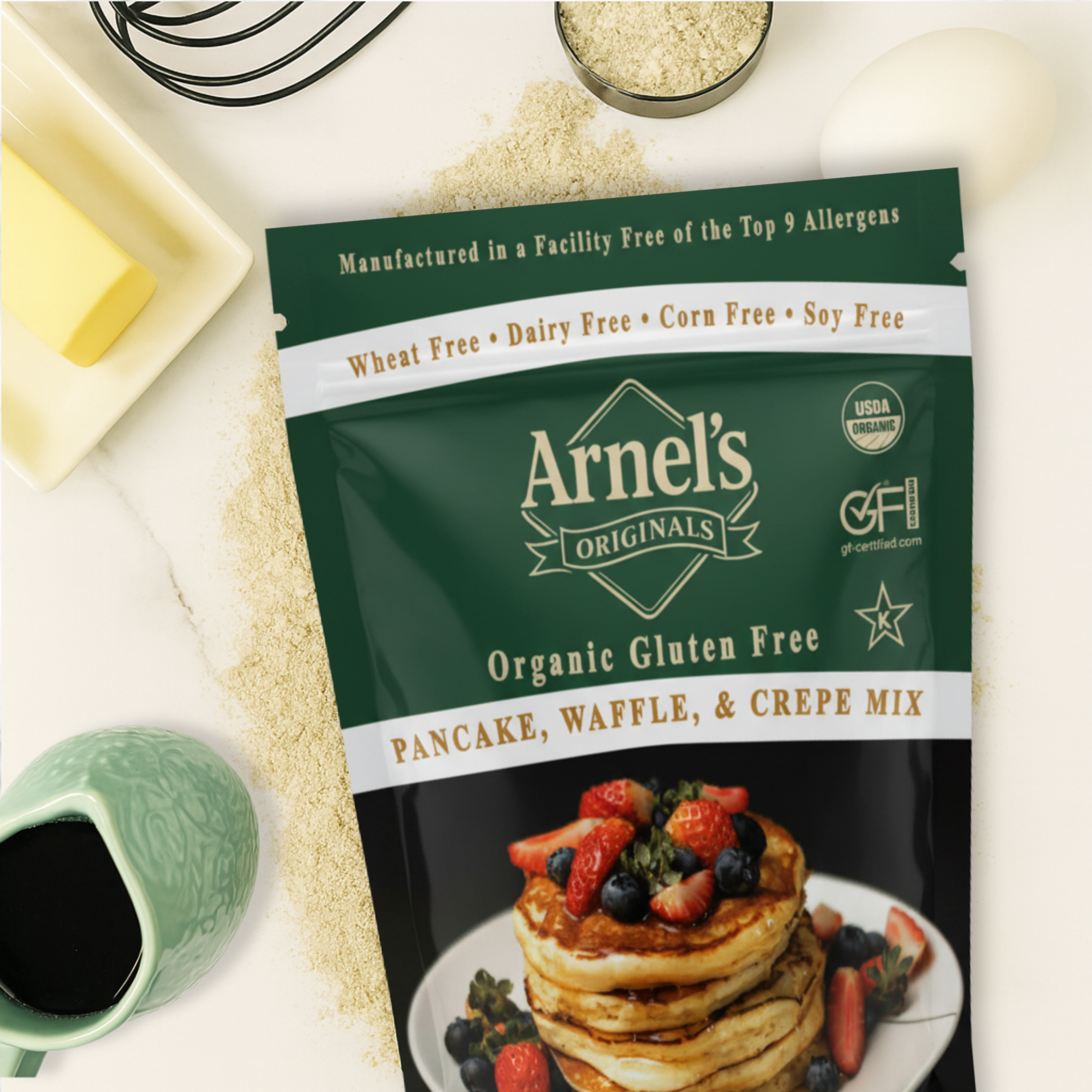Organic Gluten Free Pancake Waffle Mix