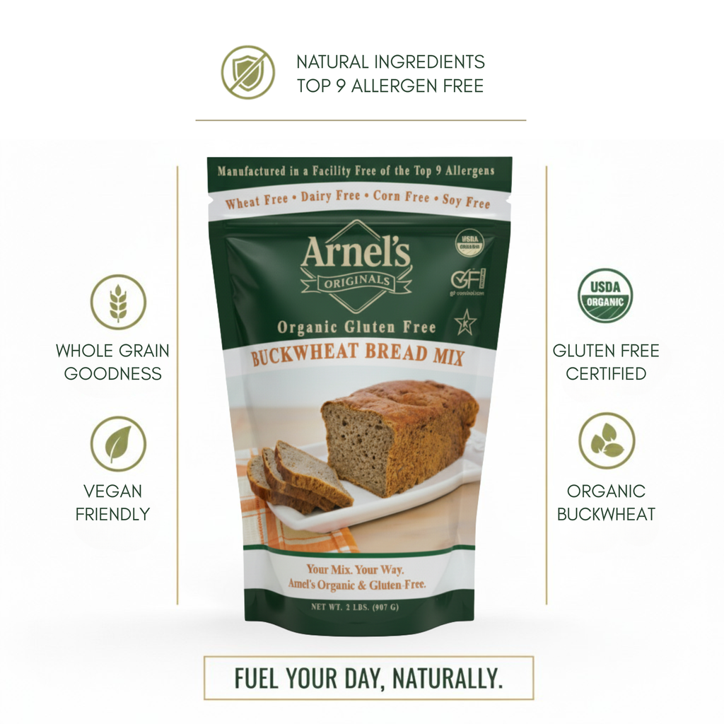 Organic Gluten Free Buckwheat Bread Mix