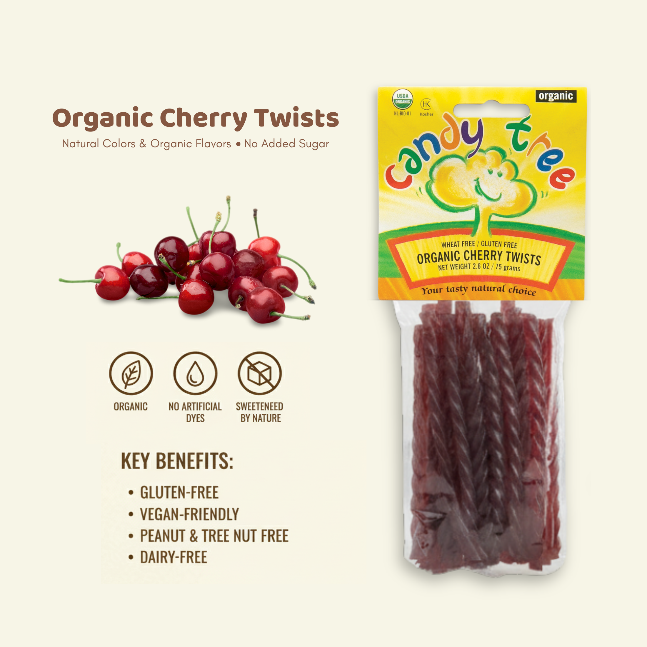 Organic Cherry Twists