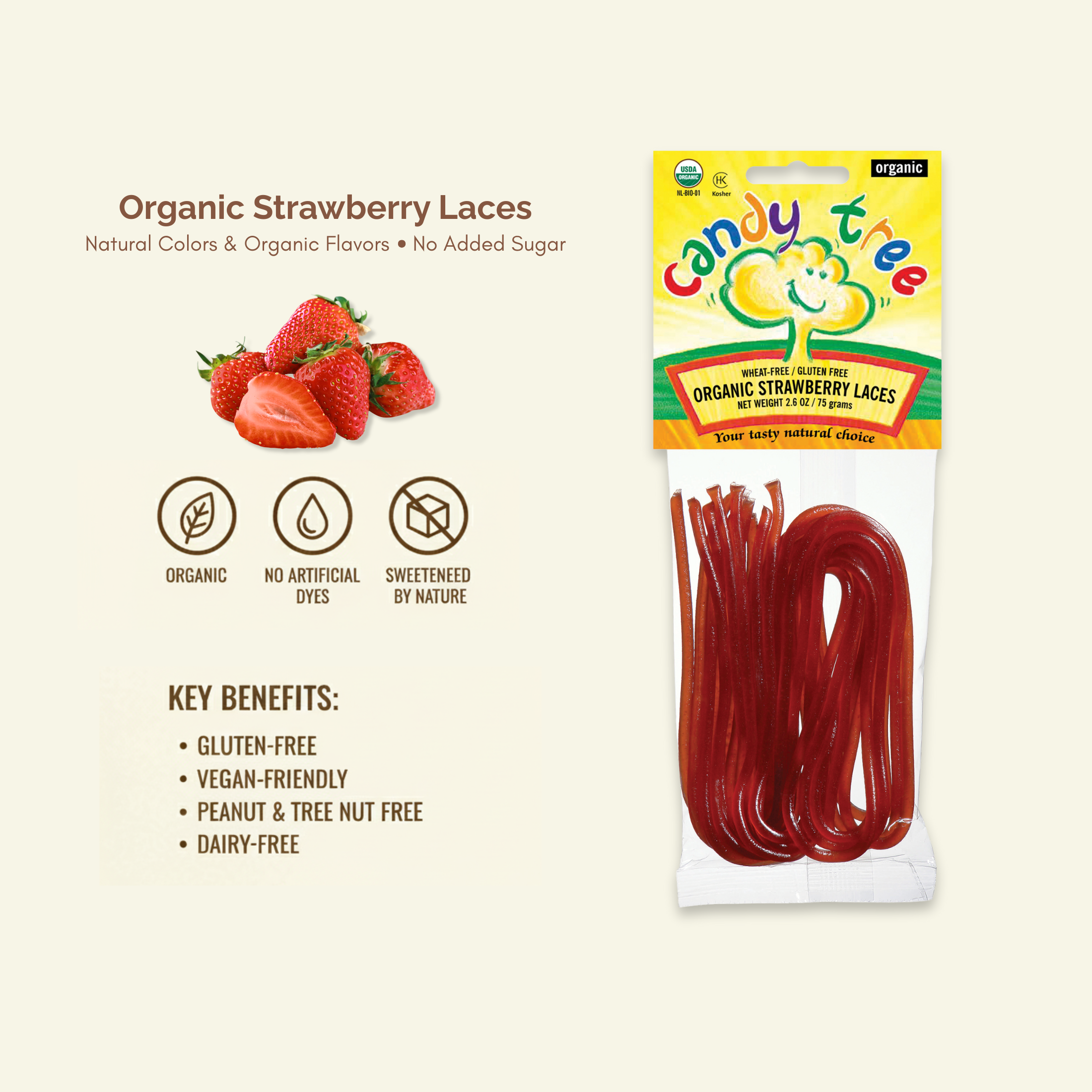 Organic Strawberry Laces