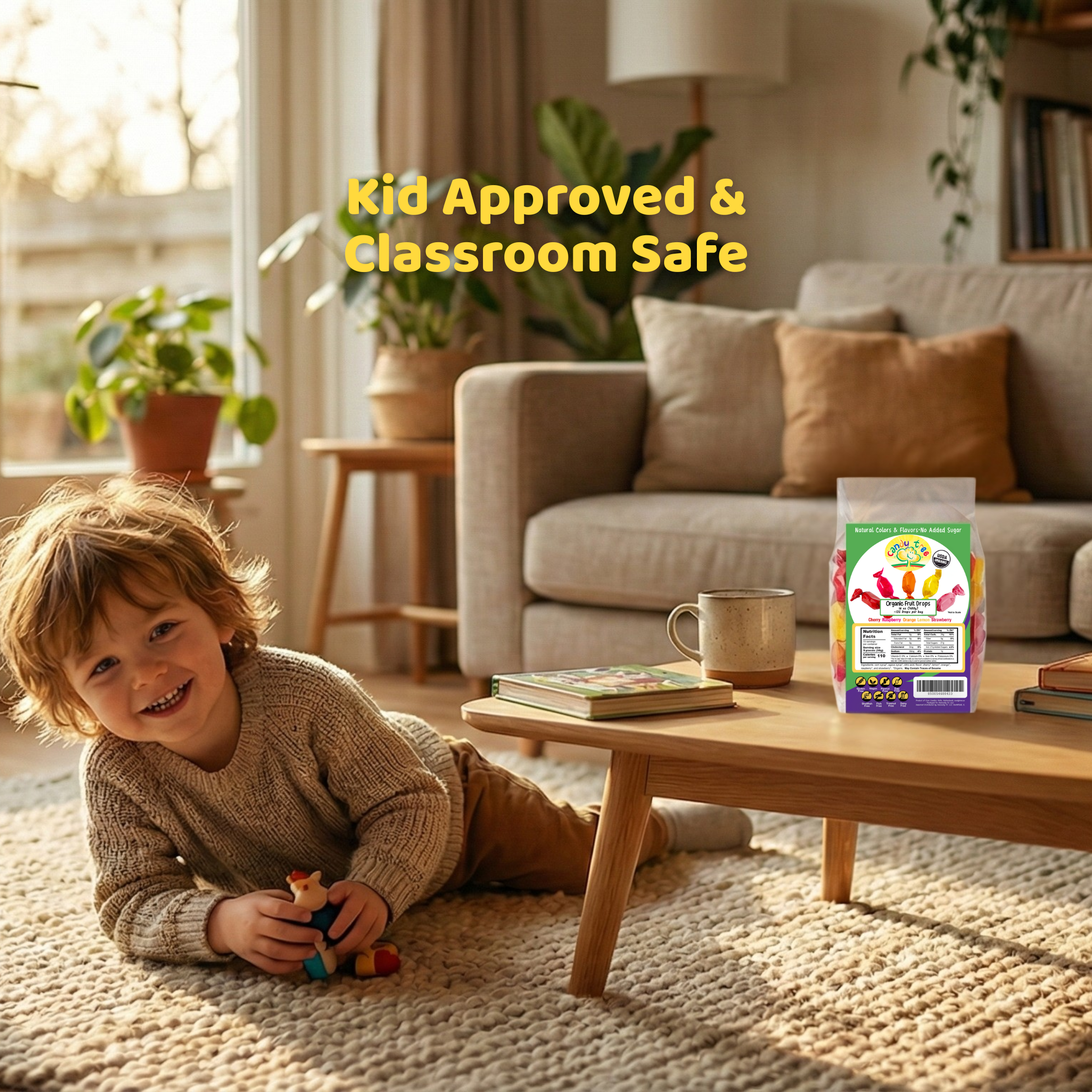 Organic Fruit Mix Hard Candy/Drops