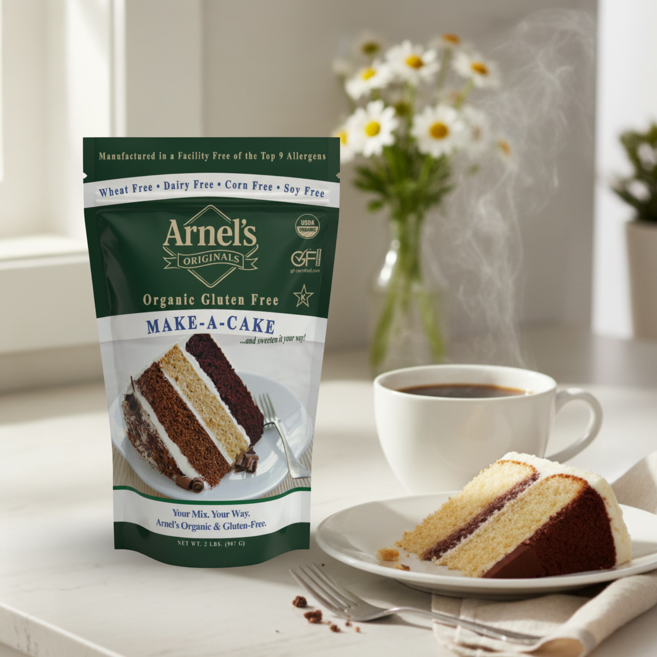 Organic Gluten Free Make-A-Cake Flour