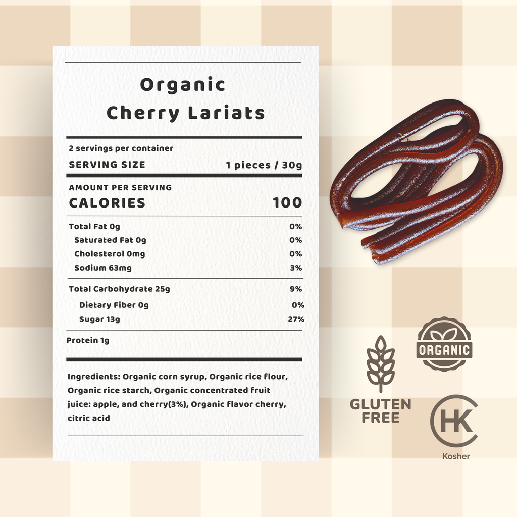 Organic Cherry Lariats