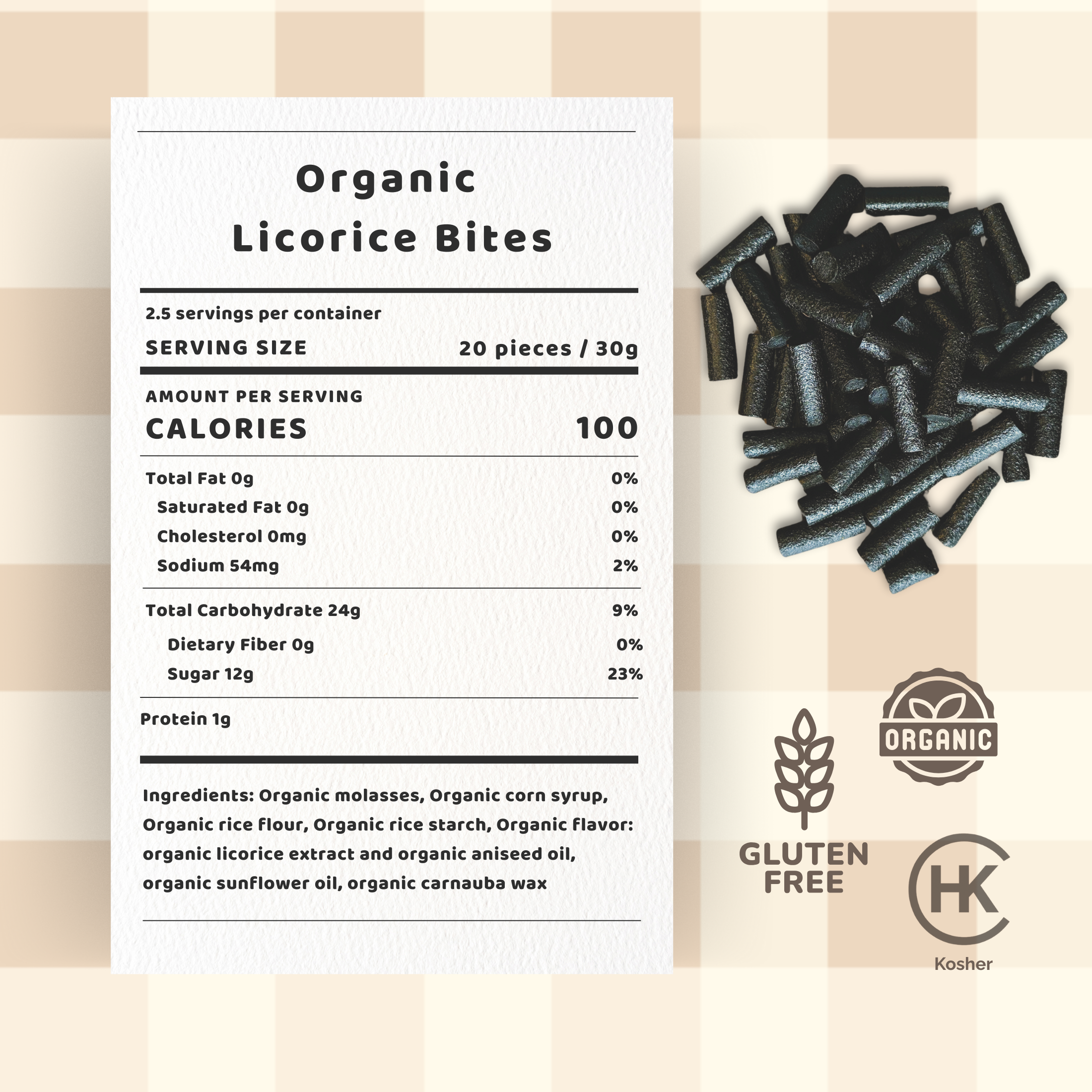 Organic Licorice Bites
