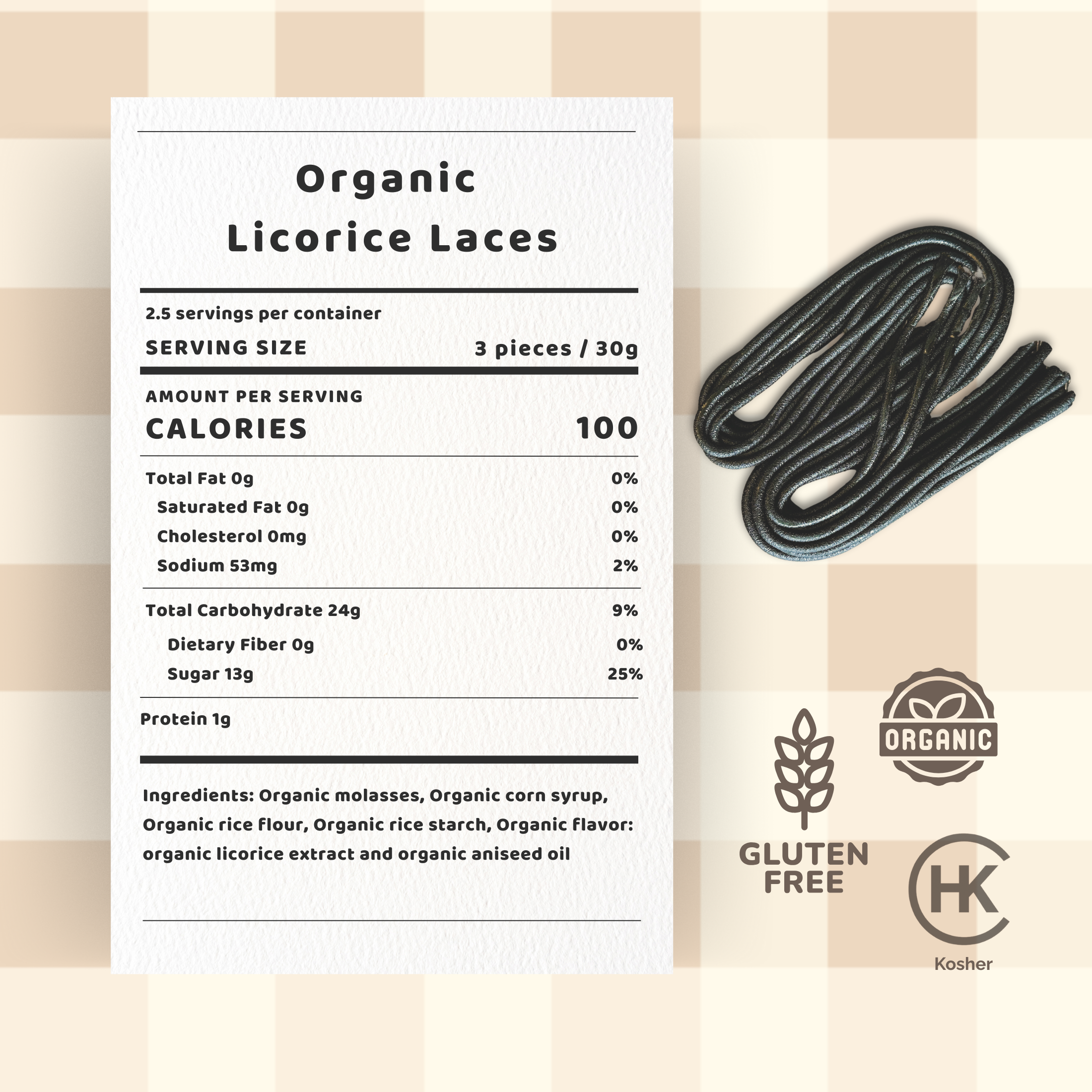 Organic Licorice Laces