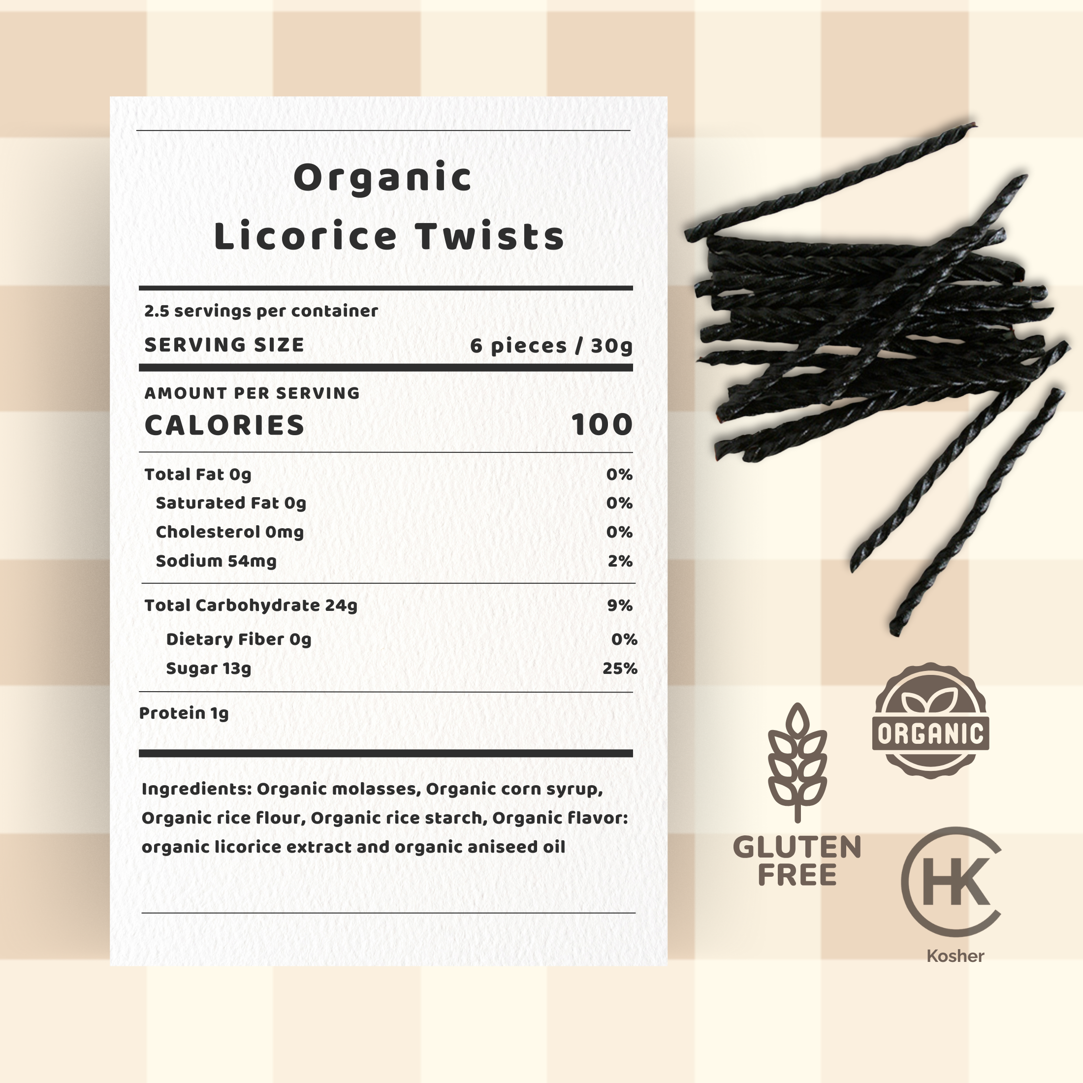 Organic Licorice Twists