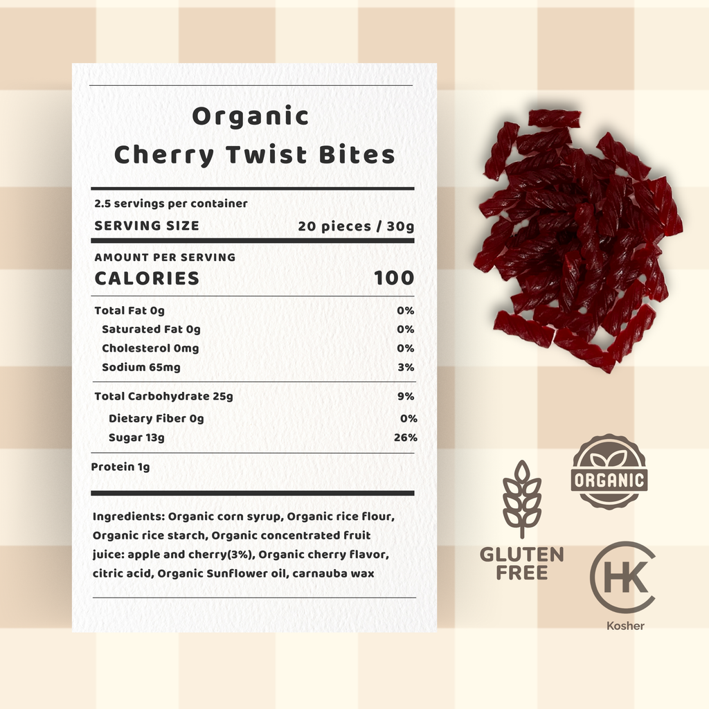 Organic Cherry Twist Bites