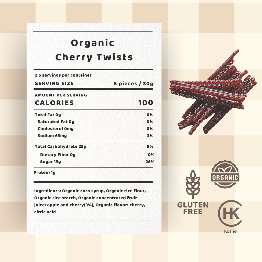 Organic Cherry Twists