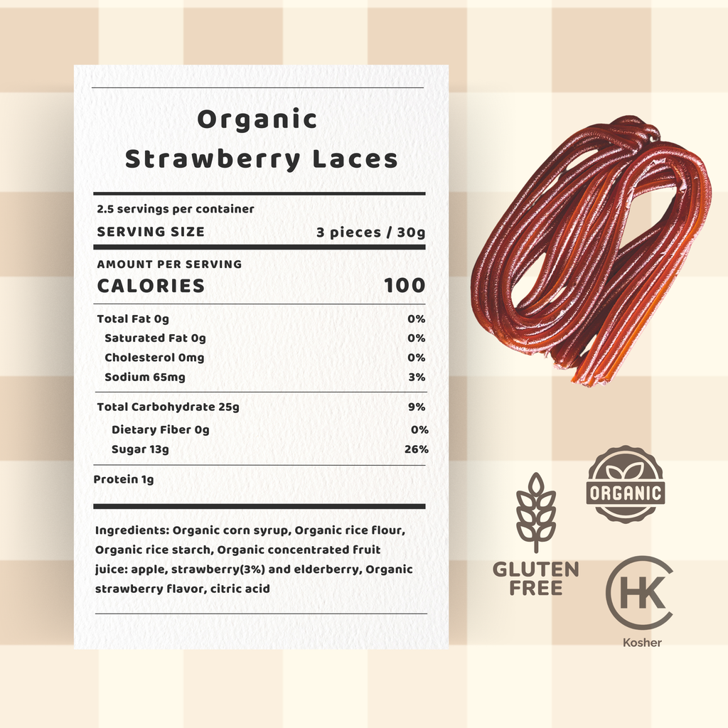 Organic Strawberry Laces