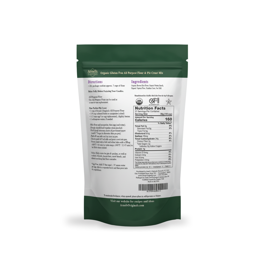 Organic Gluten Free All Purpose Flour & Pie Crust Mix