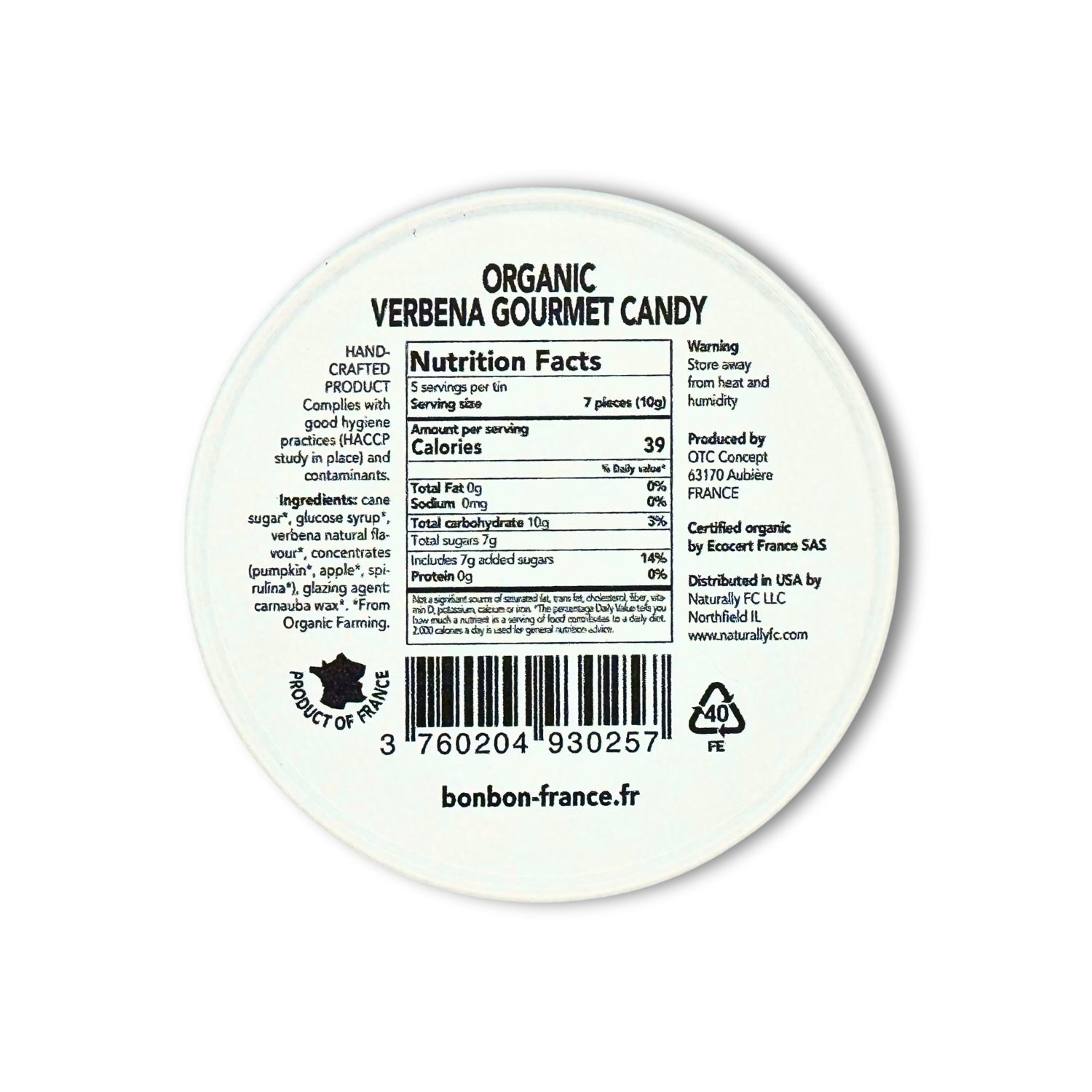 Saint Ange Organic Verbena