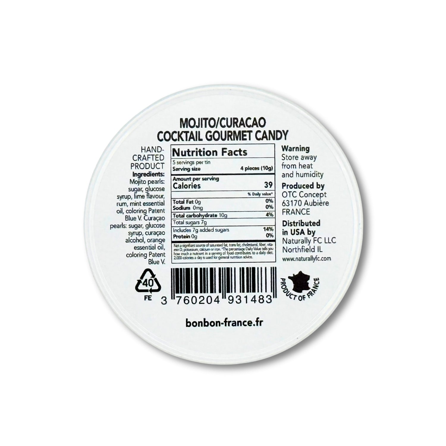 Saint Ange Mojito/Curacao