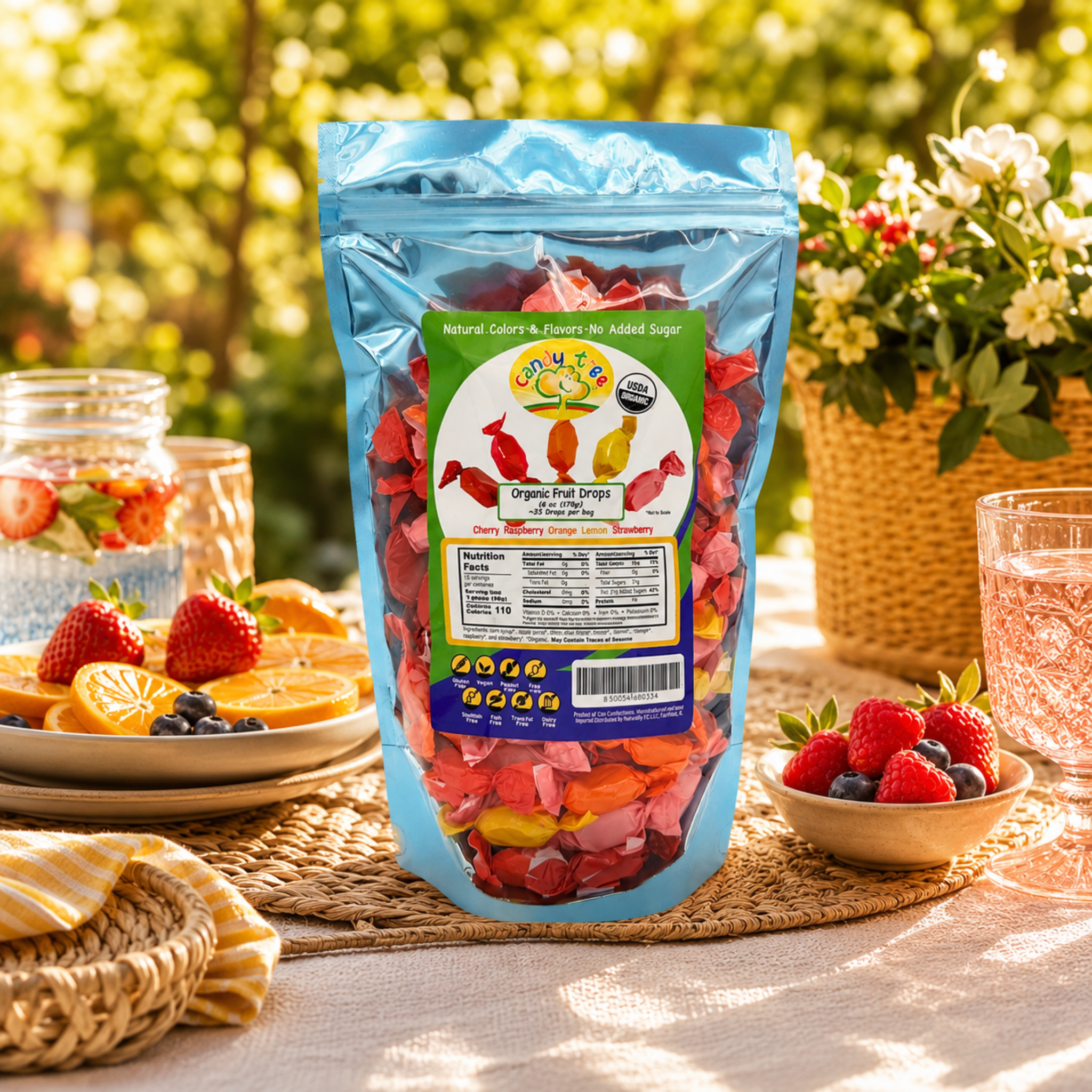 Organic Fruit Mix Hard Candy/Drops